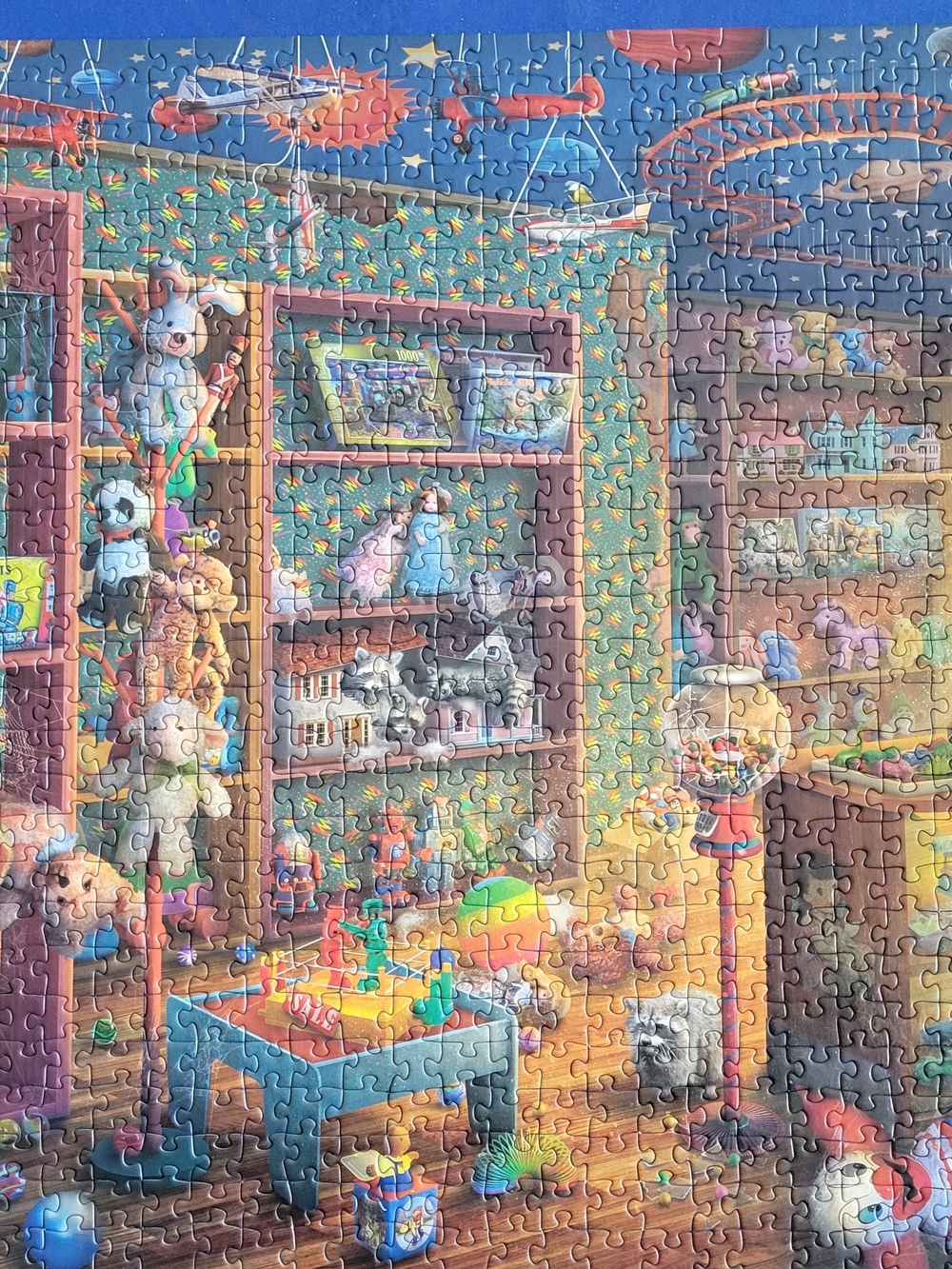 Ravensburger Tatteted Toy Store From The Abandond Series.  1,000 Pieces